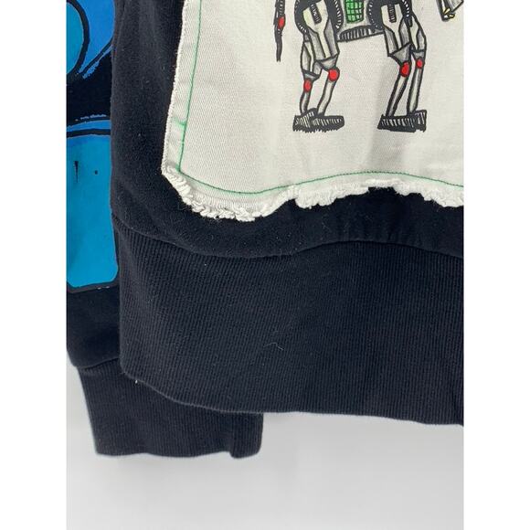 ROLLING LOUD Women's B2Ss Black-Multi Rainbow Road Pullover Casual Hoodie SZ M - Picture 6 of 9